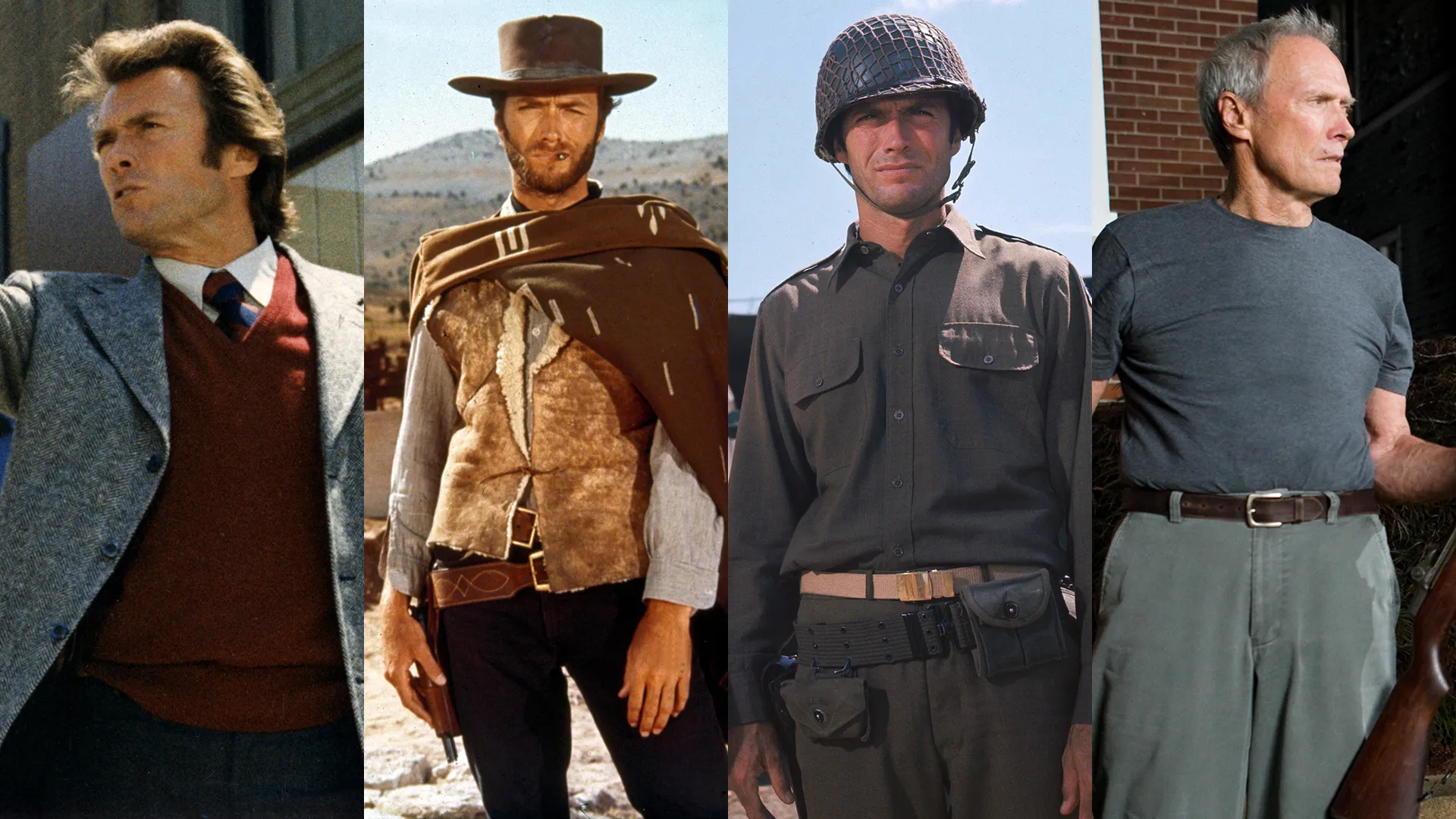 Clint Eastwood con todas las edades